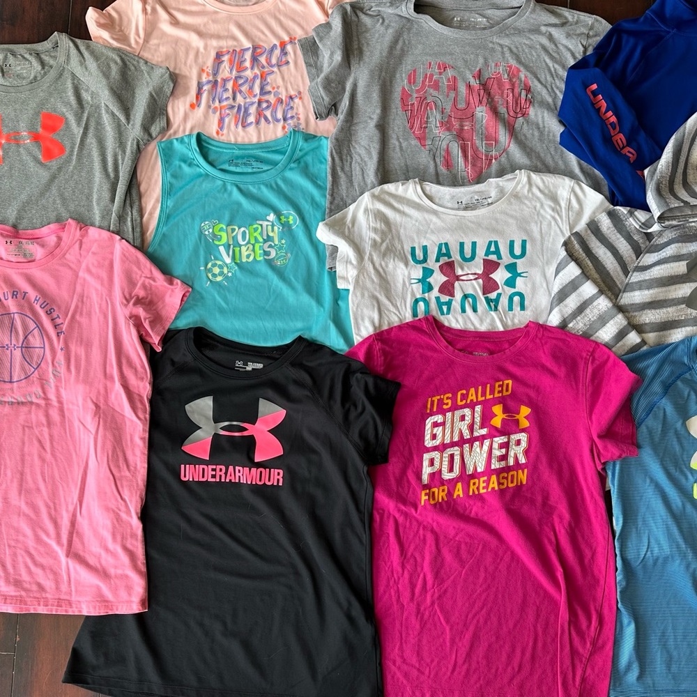 11 pc Youth XL Under Armour Lot